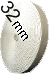 32mm * PES Textilband * 2.300kg * 150m * kreuzgewebt